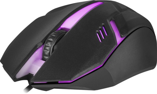 Mysz przewodowa Defender HIT MB-550 1600dpi 3P czarna 7 kolorów - 1403663