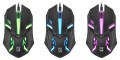 Mysz przewodowa Defender HIT MB-550 1600dpi 3P czarna 7 kolorów - 1403664