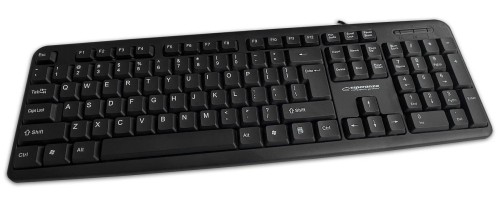 Klawiatura przewodowa Esperanza EK139 USB Norfolk czarna - 1065959