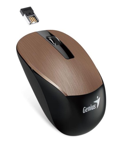 Mysz bezprzewodowa Genius NX-7015 Miedziana, Sensor Blue-Eye SmartGenius - 1167828