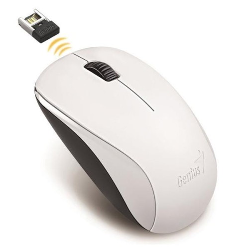 Mysz bezprzewodowa Genius NX-7000 Elegant white, Sensor Blue-Eye SmartGenius - 1167829