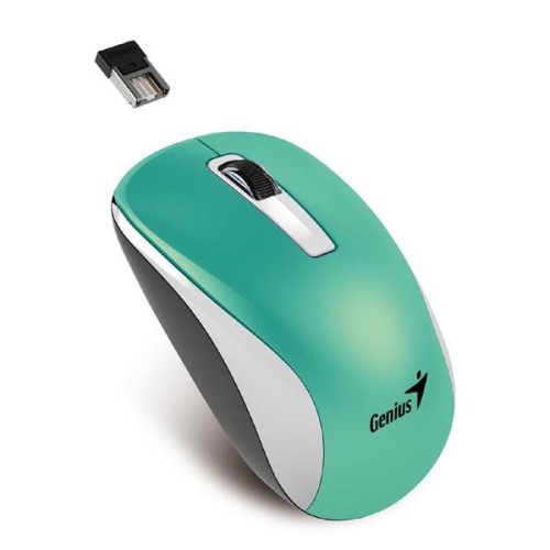 Mysz bezprzewodowa Genius NX-7010 Metalic Turquoise, sensor Blue-Eye SmartGenius - 1167840