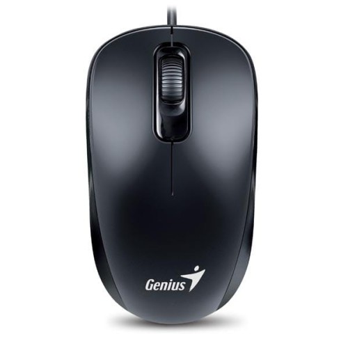 Mysz przewodowa Genius DX-120 Calm Black 1000 DPI - 1167844