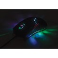Mysz przewodowa Manhattan 2400dpi Gamingowa optyczna czarna - 1405076