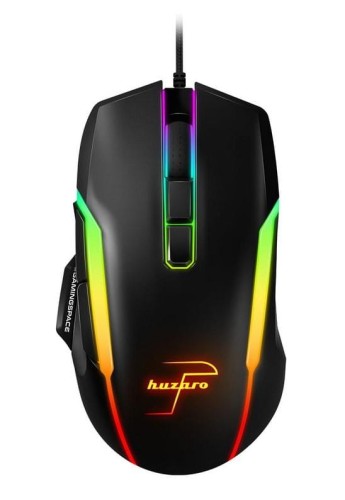 Mysz przewodowa Huzaro Shot 3.0 gamingowa czarna - 984792