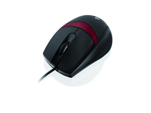 Mysz przewodowa iBOX i2713 optyczna czarno-czerwony - 1179723