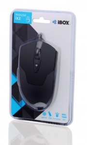 Mysz przewodowa iBOX iX2 optyczna czarna