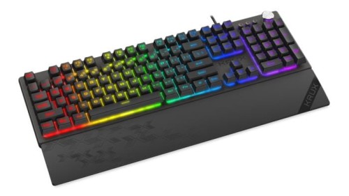 Klawiatura przewodowa Krux Frost RGB czarna - 1404228