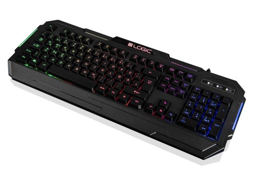 Klawiatura przewodowa LOGIC LK-STARR-TWO Gaming, niemiecki layout - 995588