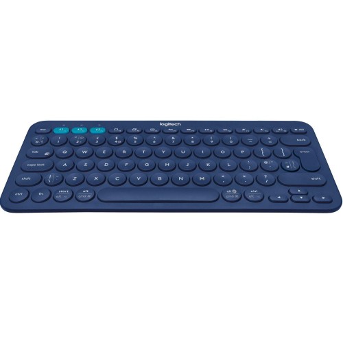 Klawiatura bezprzewodowa Logitech K380 Multi-Device Bluetooth niebieska - 1404359