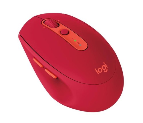 Mysz bezprzewodowa Logitech M590 Multi-Device Silent optyczna czerwona - 1404538