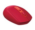 Mysz bezprzewodowa Logitech M590 Multi-Device Silent optyczna czerwona - 1404539