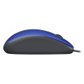 Mysz przewodowa Logitech M110 Silent optyczna niebieska - 1128076