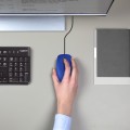 Mysz przewodowa Logitech M110 Silent optyczna niebieska - 1128077