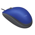 Mysz przewodowa Logitech M110 Silent optyczna niebieska - 1128074
