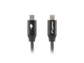 LANBERG KABEL USB-C M/M 2.0 0.5M QC 4.0 POWER DELIVERY PREMIUM CA-CMCM-40CU-0005-BK - 1403051