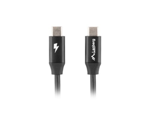 LANBERG KABEL USB-C M/M 2.0 0.5M QC 4.0 POWER DELIVERY PREMIUM CA-CMCM-40CU-0005-BK - 1403051