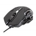 Mysz przewodowa Manhattan 3200dpi optyczna Gamingowa USB/LED - 1405079