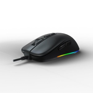 Mysz przewodowa AOC GM300B Pixart PMW3327 RGB 6200 DPI czarna