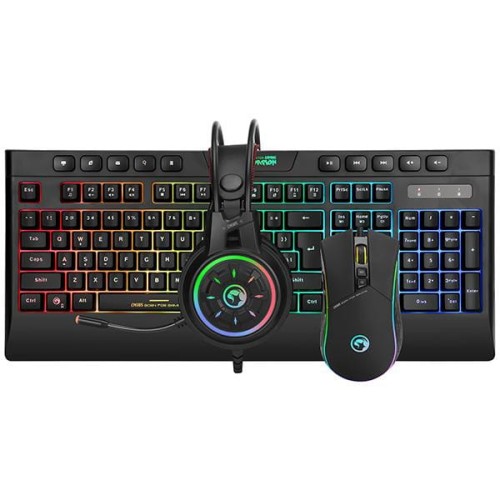 Zestaw przewodowy klawiatura + mysz + słuchawki Marvo CM305 Gaming - 985120
