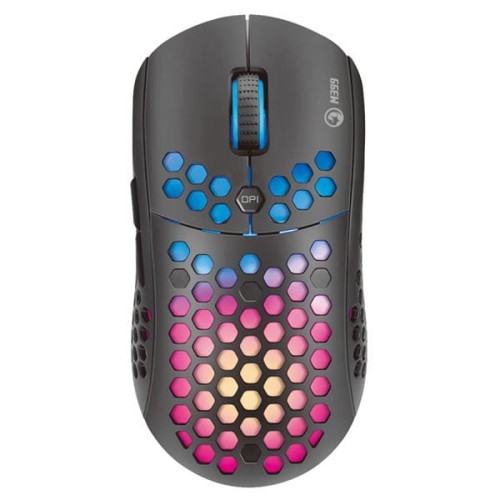 Mysz przewodowa Marvo M399 RGB Programowalna,  wzór plastra - 985144