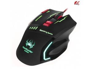 Mysz przewodowa NanoRS RS900 Gaming, RedSpider max 3200dpi 125Hz 8 Przycisków