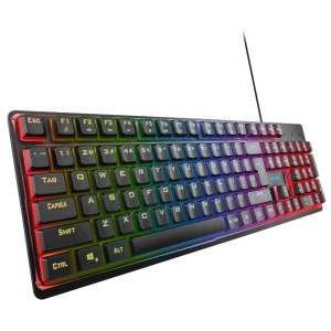 Klawiatura przewodowa NOXO Fusionlight Gaming, przewodowa, podświetlenie Rainbow