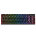 Klawiatura przewodowa NOXO Fusionlight Gaming, przewodowa, podświetlenie Rainbow - 1405136