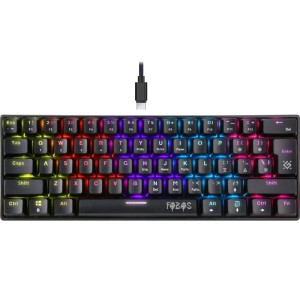 Klawiatura bezprzewodowa Defender FOBOS GK-011 mechaniczna bluetooth/kabel Gaming + gra