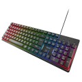 Klawiatura przewodowa NOXO Fusionlight Gaming, przewodowa, podświetlenie Rainbow - 985165