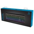 Klawiatura przewodowa NOXO Specter Gaming, mechaniczna, TKL, BLUE SWITCH, podświetlenie Rainbow - 1405146