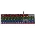 Klawiatura przewodowa NOXO Retaliation Gaming, mechaniczna, BLUE SWITCH, podświetlenie Rainbow - 1405149