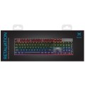 Klawiatura przewodowa NOXO Retaliation Gaming, mechaniczna, BLUE SWITCH, podświetlenie Rainbow - 1405154