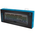Klawiatura przewodowa NOXO Vengeance Gaming, mechaniczna, BLUE SWITCH, podświetlenie Rainbow - 1405160