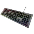 Klawiatura przewodowa NOXO Conqueror Gaming, mechaniczna, BLUE SWITCH, podświetlenie Rainbow - 1405163