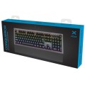 Klawiatura przewodowa NOXO Conqueror Gaming, mechaniczna, BLUE SWITCH, podświetlenie Rainbow - 1405168