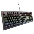 Klawiatura przewodowa NOXO Conqueror Gaming, mechaniczna, BLUE SWITCH, podświetlenie Rainbow - 985170