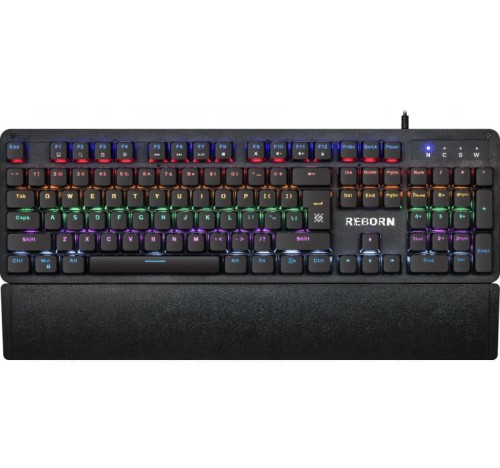 Klawiatura przewodowa Defender REBORN GK-165DL MECHANICZNA podświetlana gaming + gra CROSSOUT - 1029258