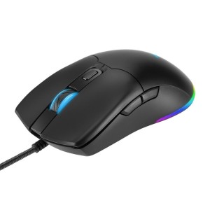 Mysz przewodowa NOXO Dawnlight Gaming, z podświetleniem RGB i pamięcią