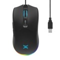 Mysz przewodowa NOXO Dawnlight Gaming, z podświetleniem RGB i pamięcią - 1405196