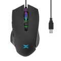 Mysz przewodowa NOXO Soulkeeper Gaming, Sunplus 6651, 800-6400 DPI, z regulowanym podświetleniem RGB i pamięcią - 1405231