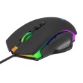 Mysz przewodowa NOXO Soulkeeper Gaming, Sunplus 6651, 800-6400 DPI, z regulowanym podświetleniem RGB i pamięcią - 985178