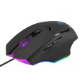 Mysz przewodowa NOXO Vex Gaming, Sunplus 199, 800-7000 DPI, z podświetleniem RGB i pamięcią - 1405234