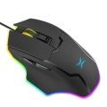 Mysz przewodowa NOXO Vex Gaming, Sunplus 199, 800-7000 DPI, z podświetleniem RGB i pamięcią - 985180
