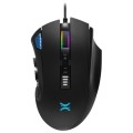 Mysz przewodowa NOXO Nightmare Gaming, Pixart 3325, 400-5000 DPI, z regulowaną wagą, podświetleniem RGB i pamięcią - 1405241