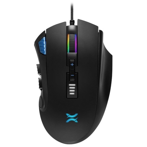 Mysz przewodowa NOXO Nightmare Gaming, Pixart 3325, 400-5000 DPI, z regulowaną wagą, podświetleniem RGB i pamięcią - 1405241