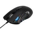 Mysz przewodowa NOXO Nightmare Gaming, Pixart 3325, 400-5000 DPI, z regulowaną wagą, podświetleniem RGB i pamięcią - 1405246
