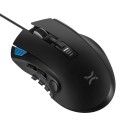 Mysz przewodowa NOXO Nightmare Gaming, Pixart 3325, 400-5000 DPI, z regulowaną wagą, podświetleniem RGB i pamięcią - 1405247