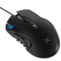 Mysz przewodowa NOXO Nightmare Gaming, Pixart 3325, 400-5000 DPI, z regulowaną wagą, podświetleniem RGB i pamięcią - 1405248