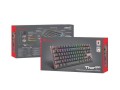 Klawiatura przewodowa Genesis Thor 300 TKL Gaming podświetlenie RGB Outemu Red czarna - 1405360